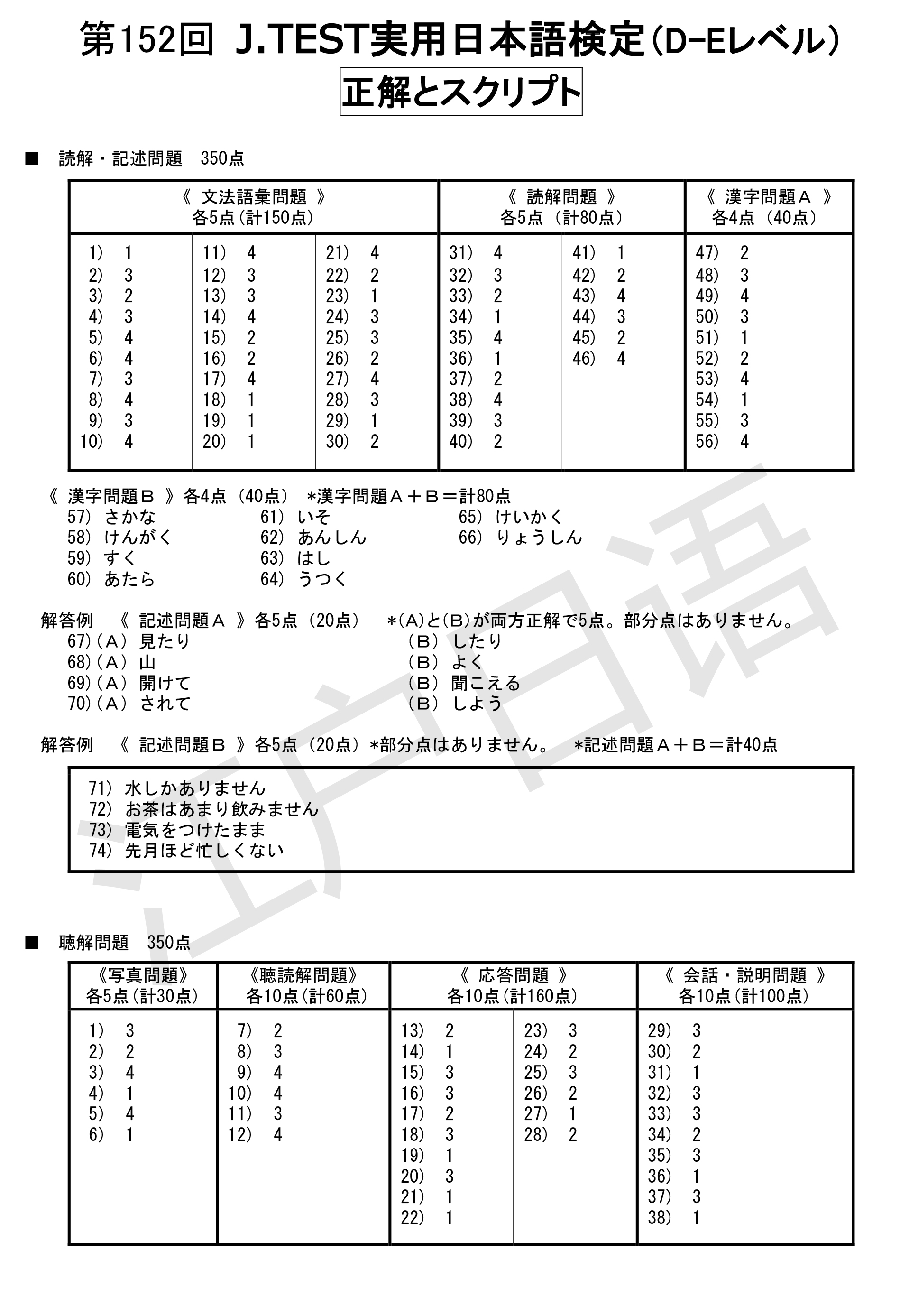 J.TEST日语考试DE
