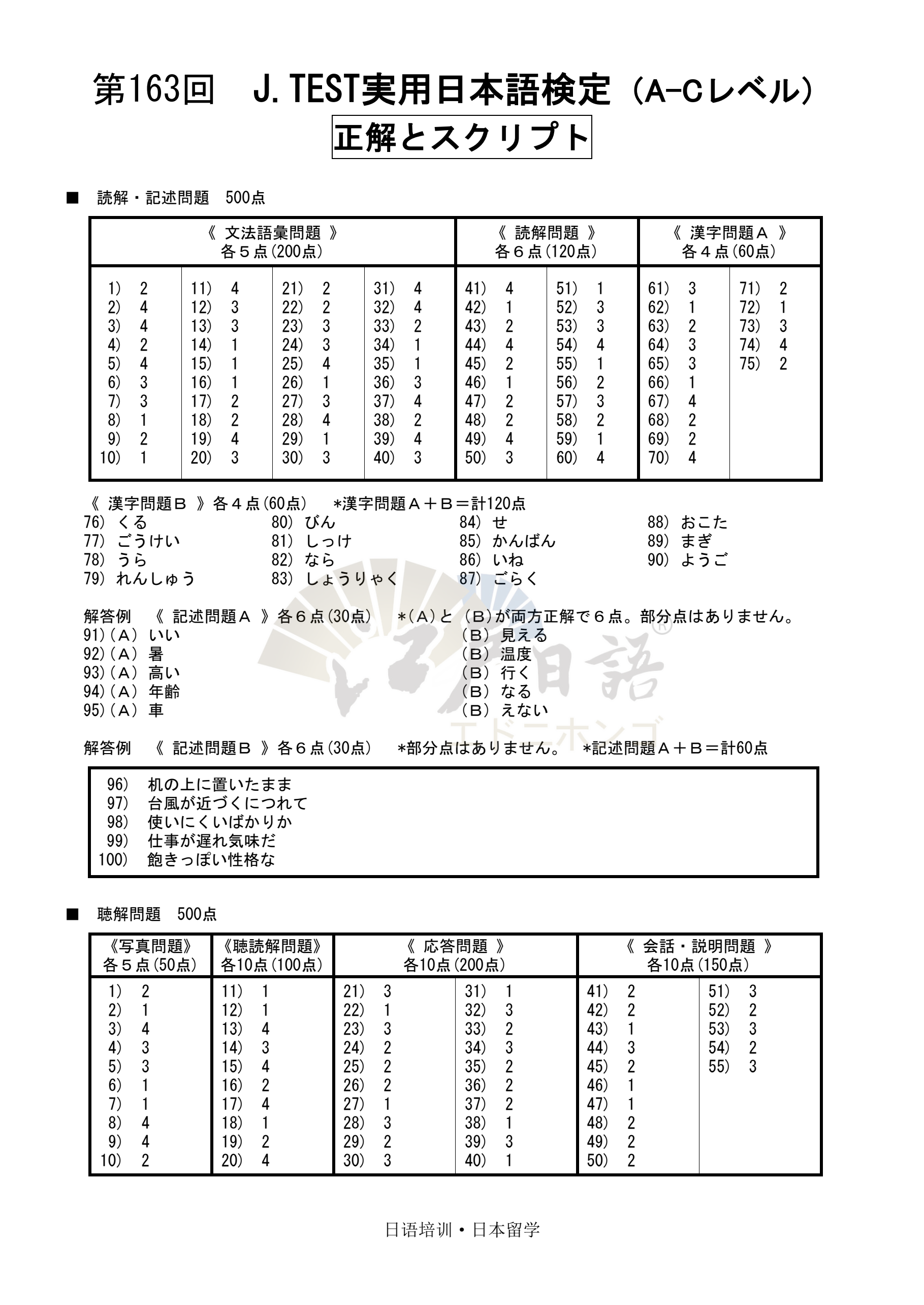 考级日语1